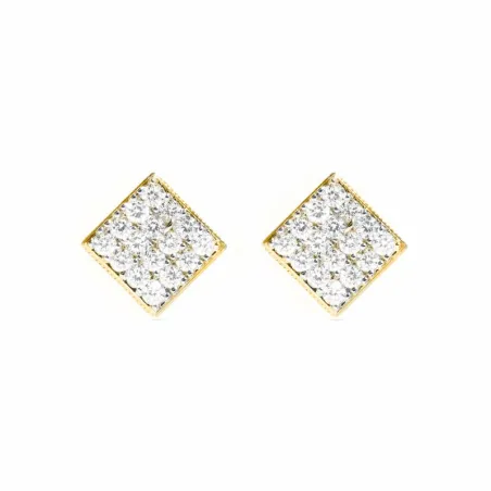 Pendientes Luxenter Ima Rombo Oro y Diamantes AUE06DVK00