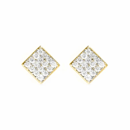 Pendientes Luxenter Ima Rombo Oro y Diamantes AUE06DVK00