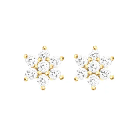 Pendientes Luxenter Lalak Estrella Oro y Diamantes AUE10DVK00