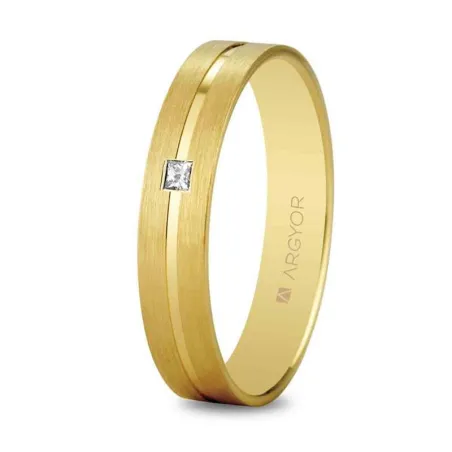 Alianza oro diamante 5140494P