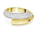 Anillo Swarovski Dextera Baño Oro y Cristales Blancos 5668813