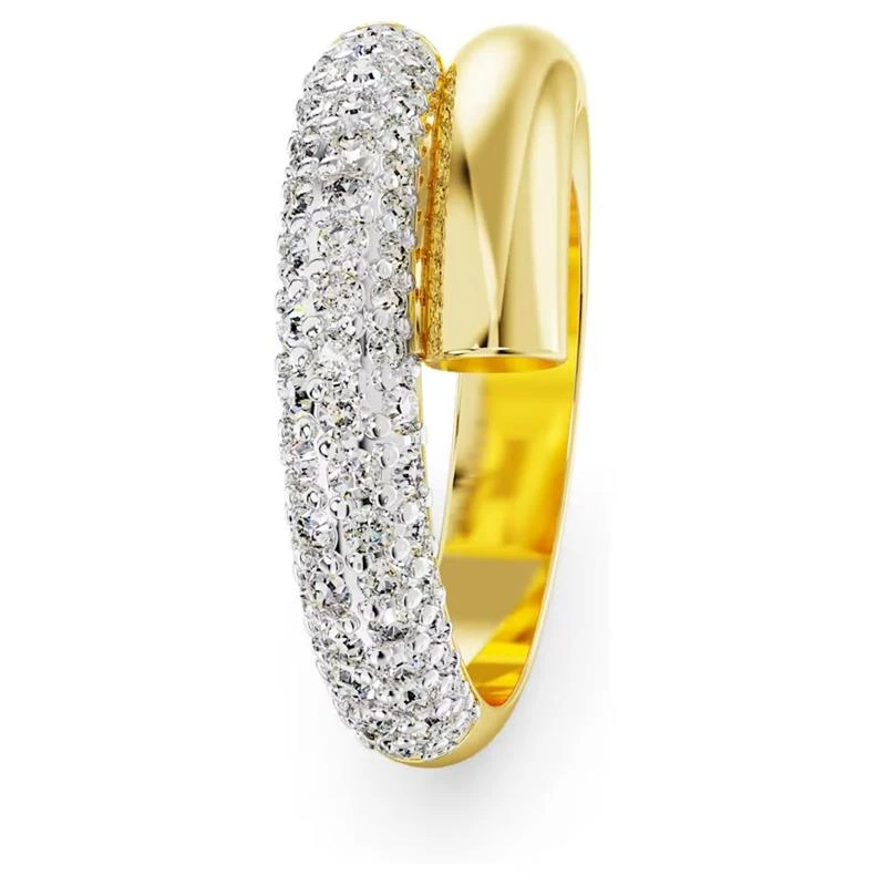Anillo Swarovski Dextera Baño Oro y Cristales Blancos 5668813