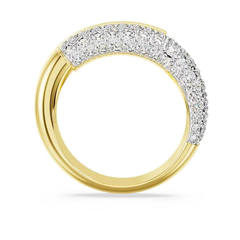 Anillo Swarovski Dextera Baño Oro y Cristales Blancos 5668813