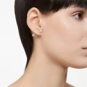 Pendientes Swarovski Mesmera Barra Baño Rodio y Cristales Blancos 5661682