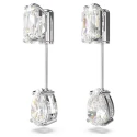 Pendientes Swarovski Mesmera Barra Baño Rodio y Cristales Blancos 5661682