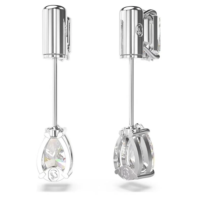 Pendientes Swarovski Mesmera Barra Baño Rodio y Cristales Blancos 5661682