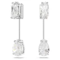 Pendientes Swarovski Mesmera Barra Baño Rodio y Cristales Blancos 5661682