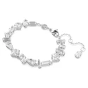 Pulsera Swarovski Mesmera Baño Rodio y Cristales Blancos 5661529