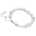 Pulsera Swarovski Mesmera Baño Rodio y Cristales Blancos 5661529