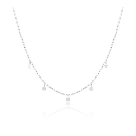 Gargantilla Plata Baño Rodio Iconos GLF-3I4P