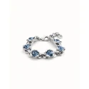Pulsera UNOde50 Non Stop Baño Plata y Cristales Azules PUL2372AZUMTL0M