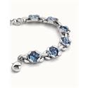 Pulsera UNOde50 Non Stop Baño Plata y Cristales Azules PUL2372AZUMTL0M