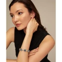 Pulsera UNOde50 Non Stop Baño Plata y Cristales Azules PUL2372AZUMTL0M