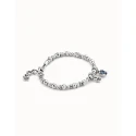 Pulsera UNOde50 Attractive Baño Plata y Cristal Azul PUL2376AZUMTL0M