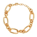 Pulsera Vidal&Vidal Mujer Eslabones Ovalados Baño Oro X4642017