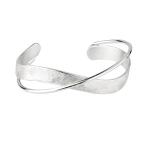 Pulsera Vidal&Vidal Cruzada Baño Plata X25338A