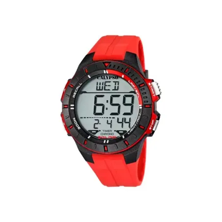Reloj Calypso Hombre Digital Rojo y Negro K5607/5