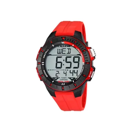 Reloj Calypso Hombre Digital Rojo y Negro K5607/5