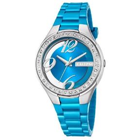 Reloj Calypso Mujer Azul y Plateado Analógico K5679/2