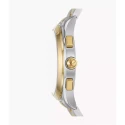 Reloj Emporio Armani Paolo Hombre Plateado, Dorado y Azul Cronógrafo AR11579