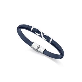 Pulsera Viceroy Fashion magnum Infinto Acero y Piel Azul 14012P01013