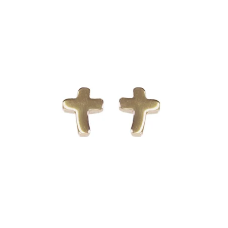 Pendientes ARXIS Cruz dorada.. 013202-2-1