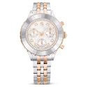 Reloj Swarovski Octea Plateado y Rosado Cronógrafo 5672937