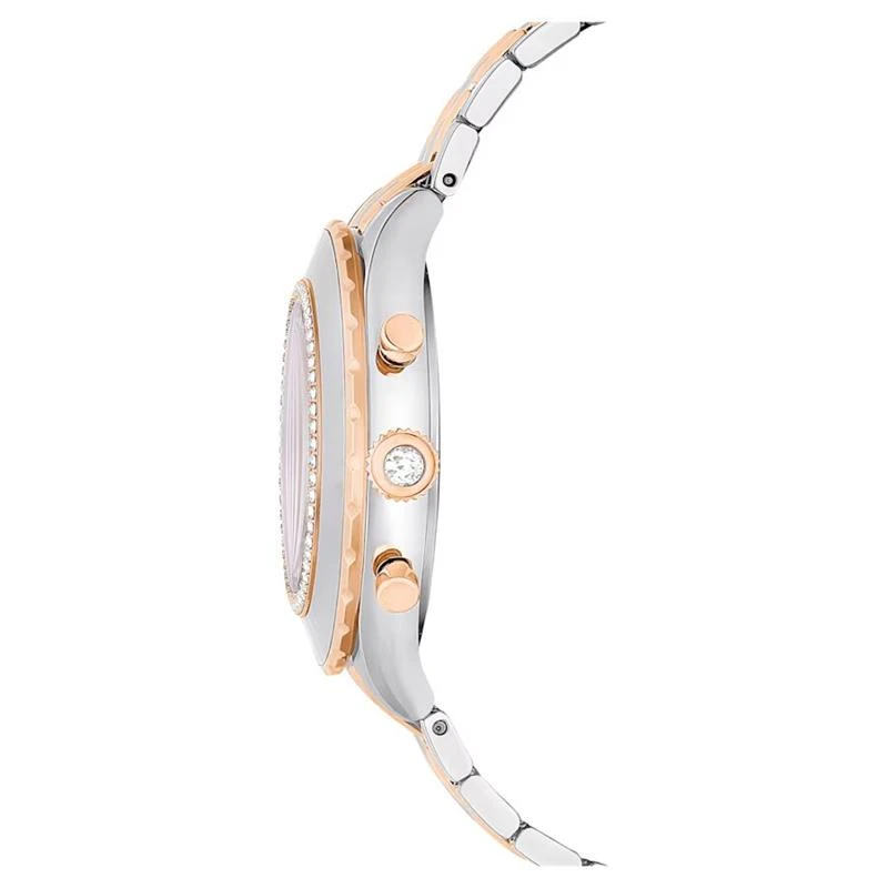 Reloj Swarovski Octea Plateado y Rosado Cronógrafo 5672937