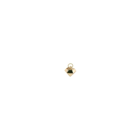 Charm Colgante Salvatore Diamante Plata Baño Oro 213CH164