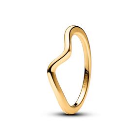 Anillo Pandora Ola Pulida Baño Oro Amarillo 163095C00