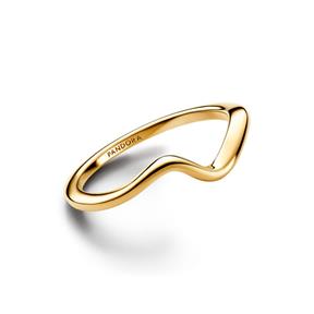 Anillo Pandora Ola Pulida Baño Oro Amarillo 163095C00 2