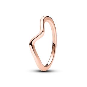 Anillo Pandora Ola Pulida Baño Rosado 183095C00