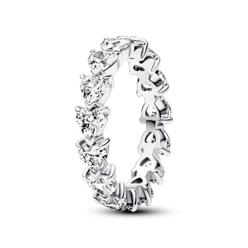Anillo Pandora Eternidad Fila de Corazones 193103C01