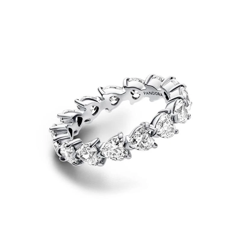 Anillo Pandora Eternidad Fila de Corazones 193103C01