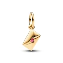 Charm Colgante Pandora Sobre Carta de Amor Baño Oro 762606C01