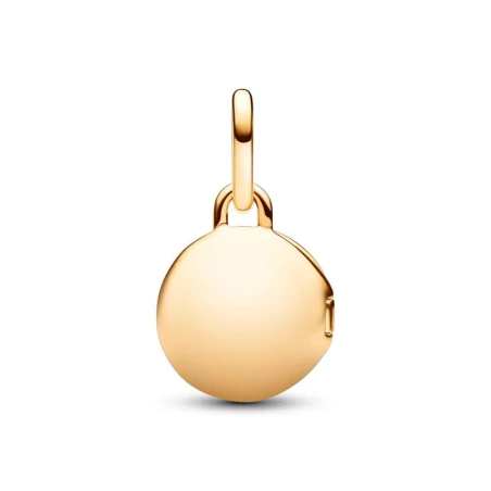 Charm Colgante Pandora Medalla Candado Baño Oro 763066C01