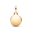Charm Colgante Pandora Medalla Candado Baño Oro 763066C01