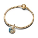 Charm Colgante Doble Pandora Carroza y Corazón Cenicienta Disney 763072C01