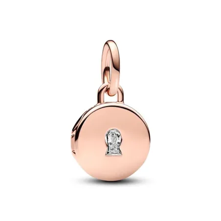 Charm Colgante Pandora Rosado Medalla Candado 783066C01