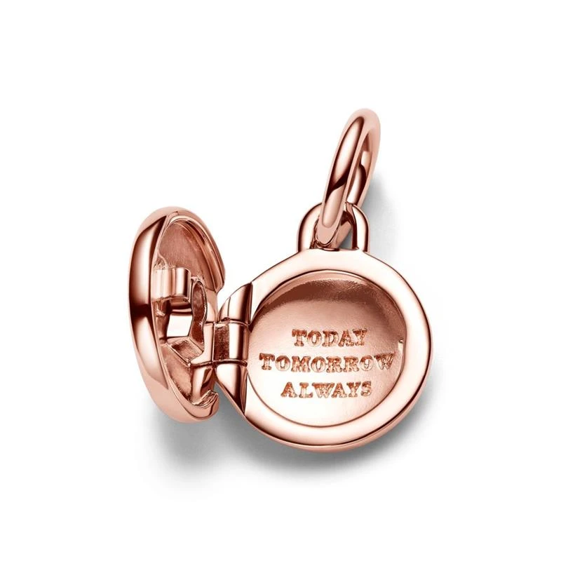Charm Colgante Pandora Rosado Medalla Candado 783066C01