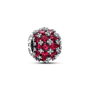 Charm Pandora Redondo Brillante Pavé Rosa 792630C03