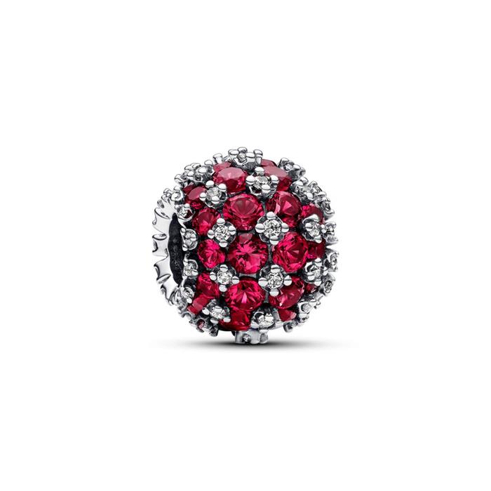 Charm Pandora Redondo Brillante Pavé Rosa 792630C03