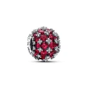 Charm Pandora Redondo Brillante Pavé Rosa 792630C03