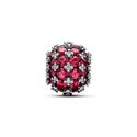 Charm Pandora Redondo Brillante Pavé Rosa 792630C03