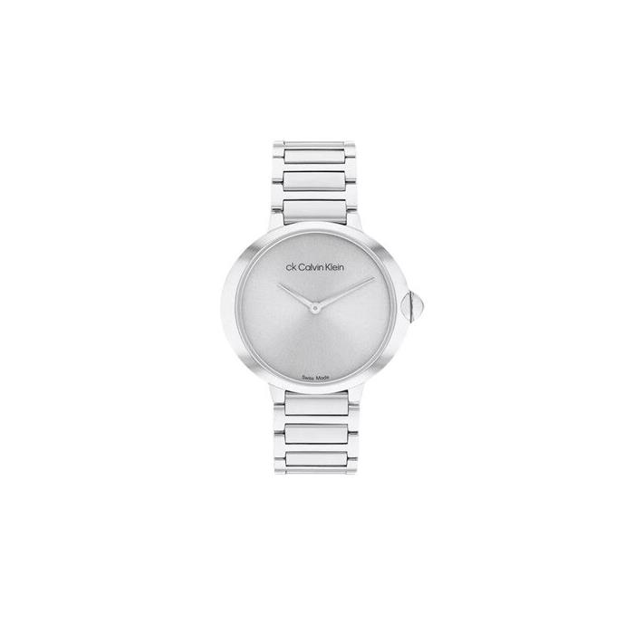 Reloj Calvin Klein Classic Mujer Plateado Analógico 25000046