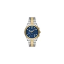 Reloj Emporio Armani Paolo Hombre Plateado, Dorado y Azul Cronógrafo AR11579
