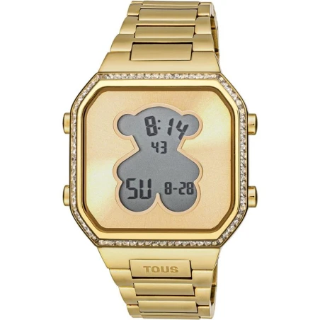 Reloj TOUS Watches D-Bear Digital Dorado Mujer 3000131300