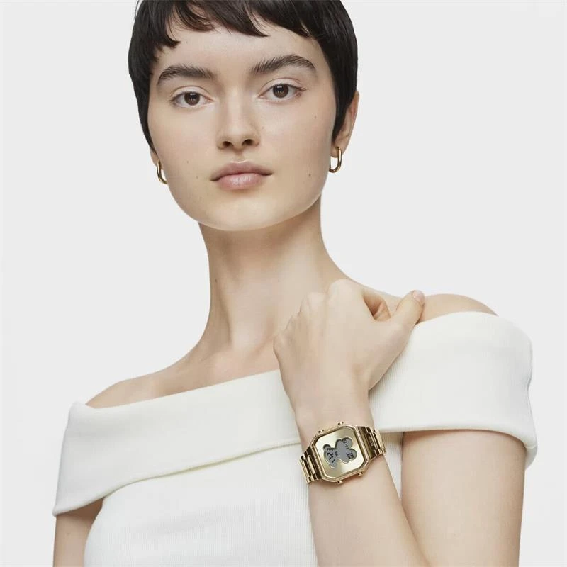 Reloj TOUS Watches D-Bear Digital Dorado Mujer 3000131300