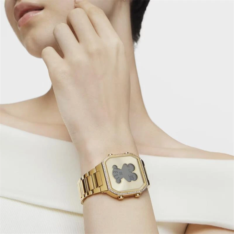 Reloj TOUS Watches D-Bear Digital Dorado Mujer 3000131300
