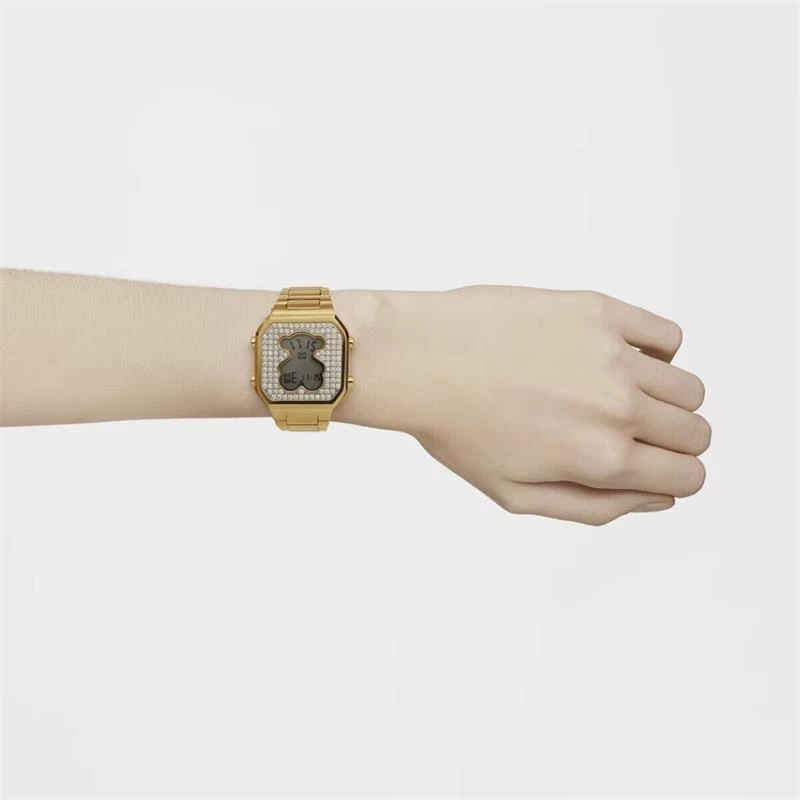 Reloj TOUS Watches D-Bear Digital Dorado y Circonitas Mujer 3000130800